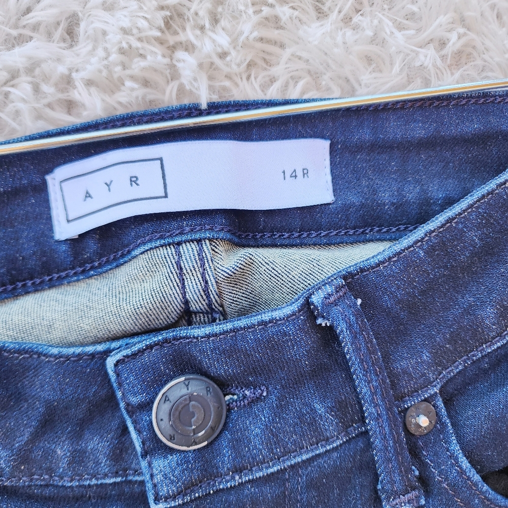 AYR The One Love Jac's Jean Dark Wash High Rise Skinny Jeans - Picture 3 of 5